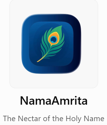 NamaAmrita — The Nectar of the Holy Name